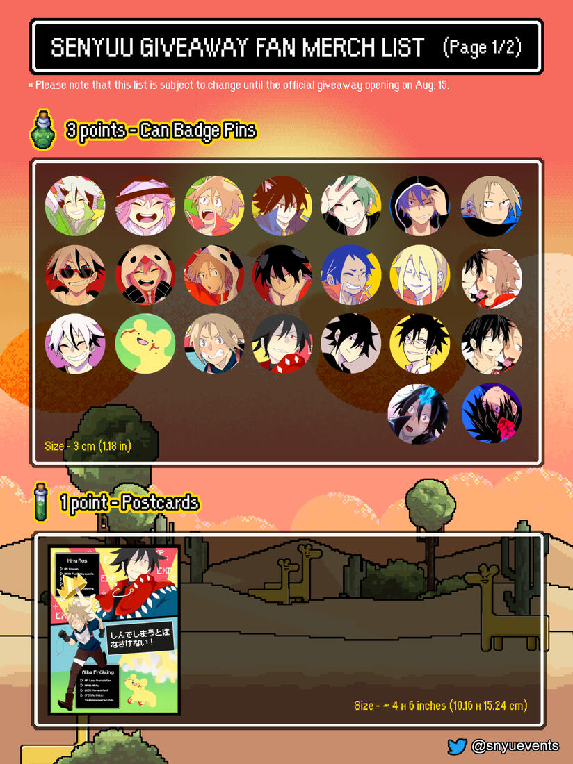 Senyuu Prompt Week 2021 graphic